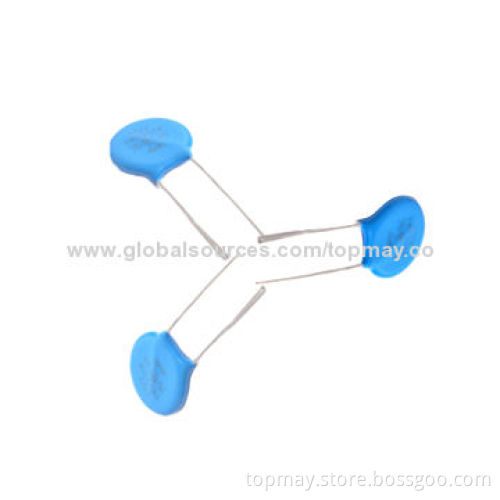 Ceramic Disc Capacitors with Stands High-voltage, 40kVA Power and RoHS Mark